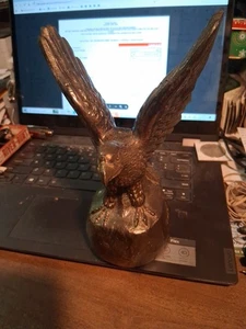 Vintage detaillierte Messing Adler Figur zum Abheben - Bild 1 von 5