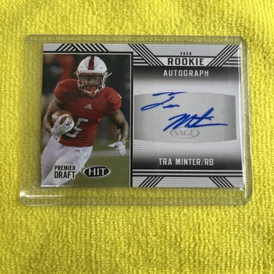2020 Sage Hit - Rookie Autographs Tra Minter #A13 (AU, RC) - Image 1 of 2