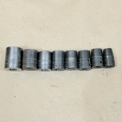 Snap On 1/2” Drive 6 Point Metric Impact Sockets USA Made Tools - Image 1 of 4