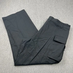 Neu Nike Life schwarze Cargohose für Herren 38 x 31 schwarz FJ0323 010 Baumwolle gerades Bein - Bild 1 von 15