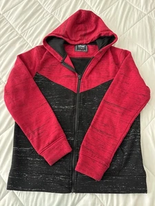 Company Eighty One Damen Full Zip Kapuzenjacke Gr. L schwarz-rot - Bild 1 von 8