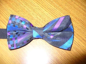 USED Bow Tie -  ROYAL/PURPLE Triston 88889 - Picture 1 of 1