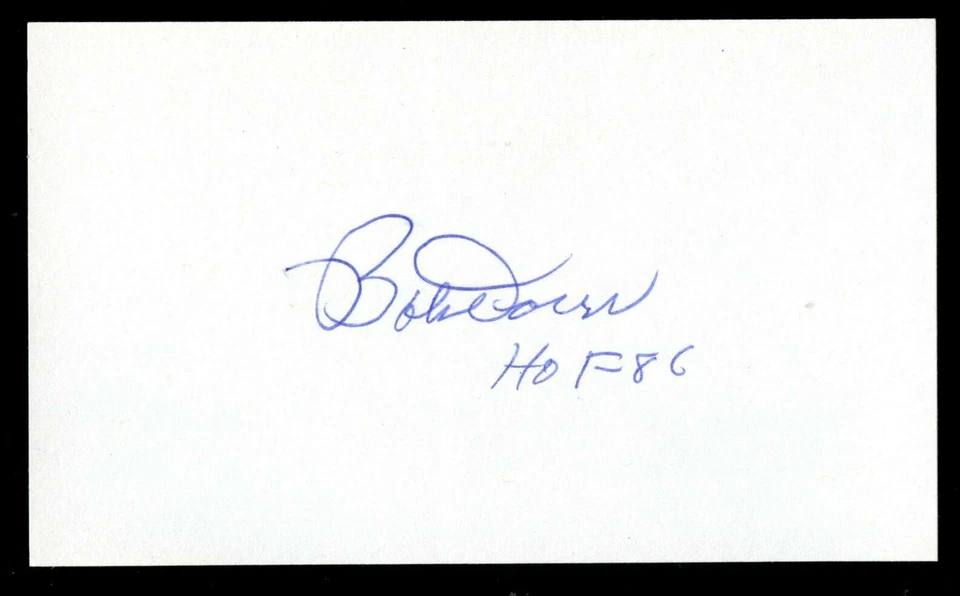 Bobby Doerr d.2017 signed autograph 3x5 index card Baseball Player HOF 9251 - Image 1 of 1