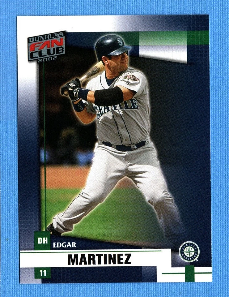 2002 Donruss Fan Club #42 Edgar Martinez Seattle Mariners - Image 1 of 1