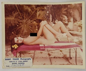 Bunny Yeager Estate Archive Vintage Original Pinup Photograph of Andrea - Picture 1 of 2