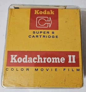 Kodak Kodachrome II Color Movie Film Type A Super 8 Cartridge Expire, 1972 NOS - Bild 1 von 6