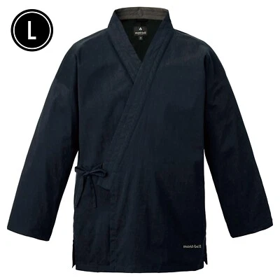 mont-bell OD Lining Samue Black Navy L Japanese Work Clothes Uniform Japan New - Image 1 of 4