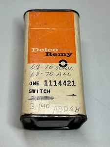 NOS Delco Remy 1968-70 Chevy Corvette Camaro Chevelle Idle Stop Solenoid 1114421 - Picture 1 of 6