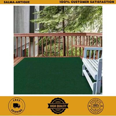 6' x 8' Green Artificial Grass Rug Indoor Outdoor Floor Patio Deck Golf Carpet - Image 1 of 4