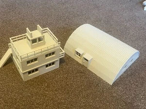 WW2 EUROPE RAF Tower Air Control, Nissen Hut  or both 1:72  20mm 28mm Normandy - Picture 1 of 33