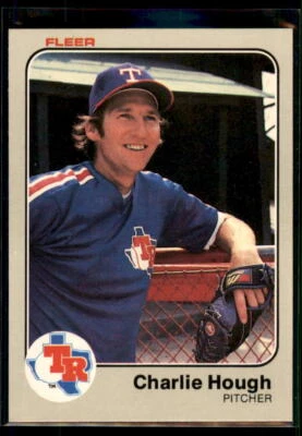 1983 Fleer Charlie Hough #570 Texas Rangers - Image 1 of 2