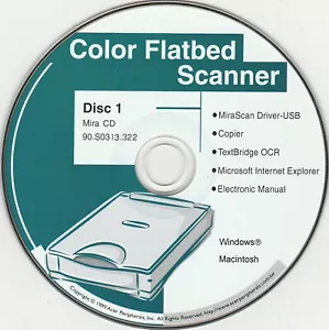 Acer Color Flatbed Scanner Software for WIN/MAC 1999 - Picture 1 of 2