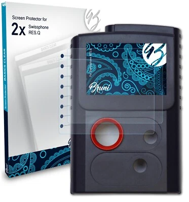 Bruni 2x Proteggi Schermo per Swissphone RES.Q Pellicola Protettiva - image 1 of 4