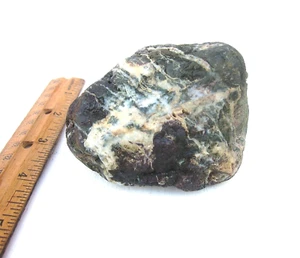 Natural Rock Red Purple & Green with White Swirl Mineral Inclusions 14.6 oz - Picture 1 of 11