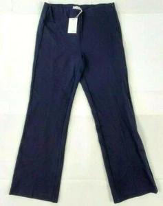 Ecru Midnight Blue Prince Cropped Flare Leg Pants Women's Size S (Small) New - Picture 1 of 12