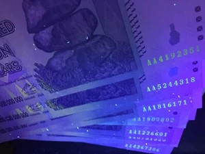 100% ORIGINAL ZIMBABWE 100 BILLONES DE DÓLARES 2008 SERIE AA P91 UNC UV APROBADO AUTENTICIDAD - Imagen 1 de 12