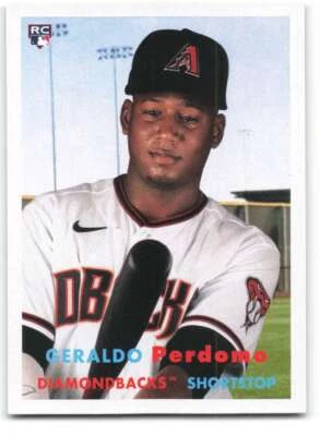 GERALDO PERDOMO RC 2021 Topps Archives #51 ROOKIE Diamondbacks MLB ID:51495 - Image 1 of 2