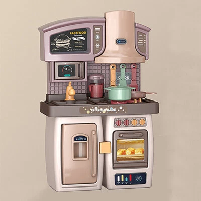 Kitchen Play Set For Kids Pretend Playset Children Toy Cooking Toddler Girls&Boy - Image 1 of 4