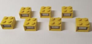 LEGO Eisenbahn 7x Lichstein gelb 4,5V 08010dc01 geprüft gebraucht 30/12/22-5