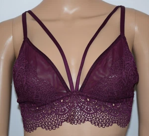 Victoria's Secret Purple Lace Bralette Size L - Picture 1 of 5
