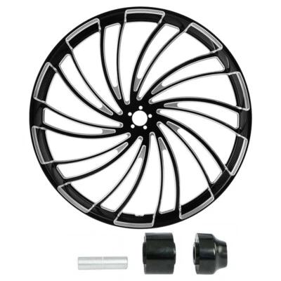 30" Front Wheel Rim & Single Disc Hub Fit For Harley Touring Street Glide 08-24 Foto 1 de 4