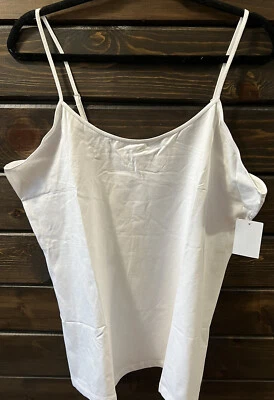 Halogen Essential Cami Top Size 2X Color White - Image 1 of 4