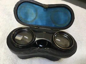 Antique Opera Binoculars Glasses Lemaire Fabt Paris with case - Picture 1 of 17