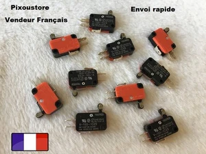 Microswitch OMRON à palette courte Type KW7 microswitch. 2,5 ou 10. 7-33 - Picture 1 of 8