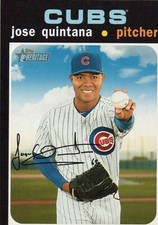 2020 Topps Heritage #26 Jose Quintana Chicago Cubs