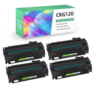 4PK CRG120 Toner Cartridge Compatible for Canon 120 imageCLASS D1100 D1120 D1150 - Picture 1 of 12