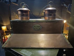 Kupfer & Messing Deckenleuchte Smithy's Lampe Limehouse Lampe Company UVP £1022,00 - Bild 1 von 9