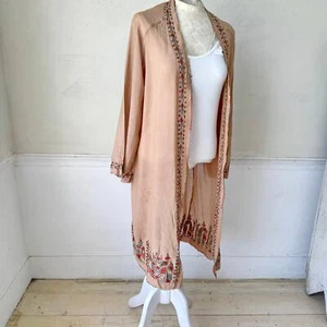 1920 1930's Vintage Greek embroidered kaftan duster jacket Greece trousers woma - Picture 1 of 10