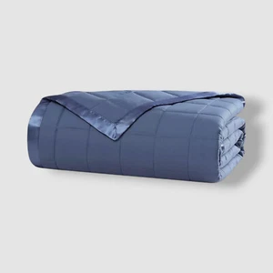 Elite Home Blue Cozy Nights Down Alternative Blanket, Full/Queen Size - Picture 1 of 4