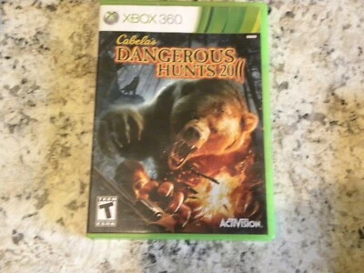 Cabela's Dangerous Hunts 2011 Microsoft Xbox 360 Complete w/ Manual Tested CIB - Image 1 of 4
