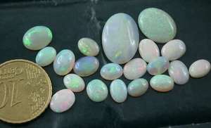 Lot Opale, 20 st., 18,4ct - Bild 1 von 1