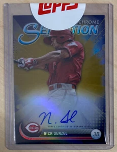 NICK SENZEL 2017 Bowman Chrome SENSATION AUTOGRAPHS GOLD REFRACTORS 26/50 #CSANS - Picture 1 of 3