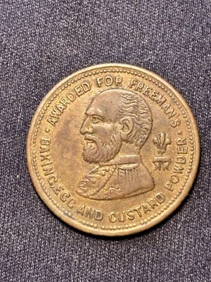 1880’s Great Britain Farthing Token, Freemans Pudding Powder, Edward PrinceWales - Image 1 of 2