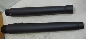 NEW GENUINE DNA SPECIALITY M-TP-1005BK BLACK SLIP ON MEGAPHONE EXHAUST MUFFLERS - Picture 1 of 3