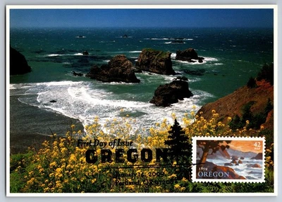 #4376Oregon Statehood FDC Maxi Card - Image 1 of 2