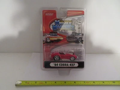 The Original Muscle Machines 1964 Shelby Cobra 427 Red 1:64 Scale NIP - Image 1 of 4