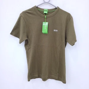 Hugo Boss T-Shirt Size Small Mens Green Khaki New with Tags FLT17 - Picture 1 of 8