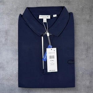 Polo de piqué de ajuste regular Lacoste para hombre 4XL azul marino manga corta ajuste regular nuevo con etiquetas - Imagen 1 de 8