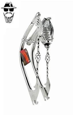 Original Lowrider 20" Bent 1" Chrome DROP-DOWN Deluxe Fork w/Cage Wing Bars. - Image 1 of 3