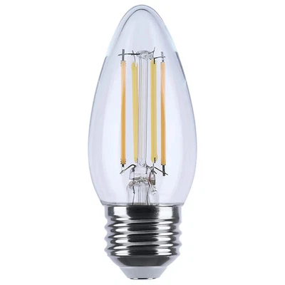 4.5 Watt LED B11 - 3000K-2000K Warm Dimming - Medium Base - Clear Finish - 24-Pa - Image 1 of 4