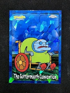 2025 Topps Chrome Sapphire SpongeBob SquarePants #197 The Guttermouth Convention - Picture 1 of 2