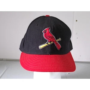 Gorra de béisbol New Era Wool Cardinals 59 Fifty ajustada roja negra bordada de colección - Imagen 1 de 14