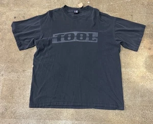 T-shirt vintage anni 90 Tool Aenima XL fascia grafica maglietta nera due lati 1996 Tultex - Foto 1 di 5