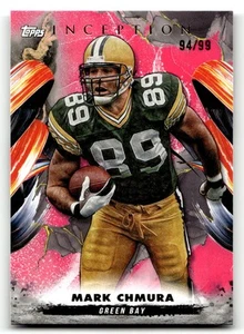 2024 Topps Inception Mark Chmura #53 Magenta SN Green Bay Packers #/99 - Picture 1 of 2