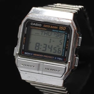 Casio DataBank DB-1500 Men's Watch Digital Quartz Used - Picture 1 of 24