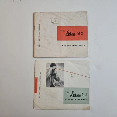 Vintage Leica M3 Instruction Book – Original Ernst Leitz Wetzlar Germany - Image 1 of 4